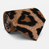 ヒョウの皮パターン ネクタイ (ロール)