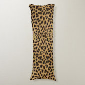 ヒョウの皮パターン ボディピロー (正面縦)