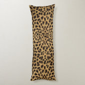 ヒョウの皮パターン ボディピロー (裏面 (縦))