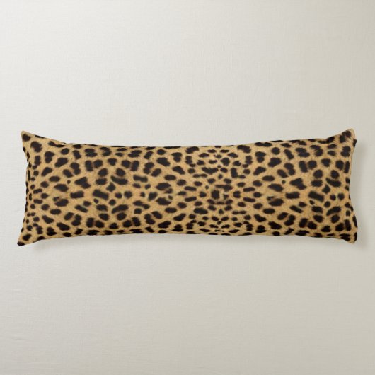 ヒョウの皮パターン ボディピロー (正面)