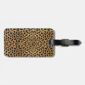 ヒョウの皮パターン ラゲッジタグ (裏面横)