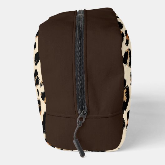 ヒョウの皮モダン、動物の花弁、モノグラム ドップキット (右)