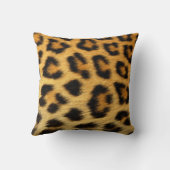 ヒョウの皮膚パターン クッション (裏面)