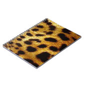 ヒョウの皮膚プリント ノートブック (左側)