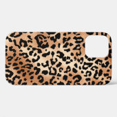 ヒョウの皮豹スタイリッシュのあるブラウスデザイン Case-Mate iPhoneケース (裏面 (横))