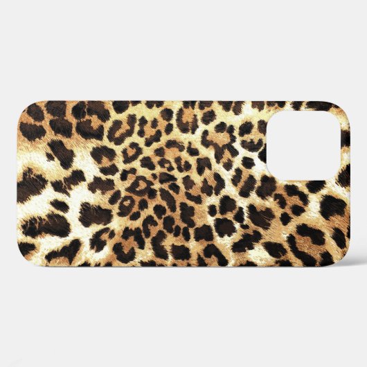 ヒョウの皮、シームレスなパターンデザイン。 Case-Mate iPhoneケース (裏面 (横))