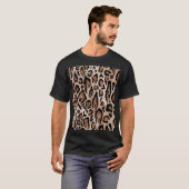 ヒョウの皮：シームレスなパターン。 Tシャツ (正面フル)