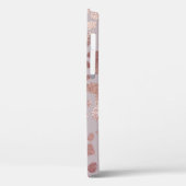 ヒョウの皮:バラ金ゴールドエレガンス。 Case-Mate iPhoneケース (裏面 / 左)