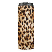 ヒョウの皮、本物の野生動物のパターン。 タンブラー (裏面)