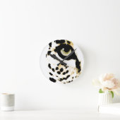 ヒョウの目 ラウンド壁時計 (ホーム)