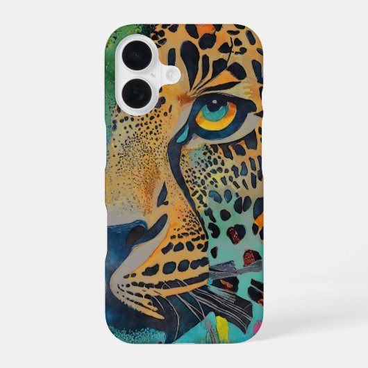 ヒョウの目 iPhone 16ケース (裏面)