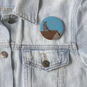 ヒョウの着席ボタン 缶バッジ (インサイチュ)