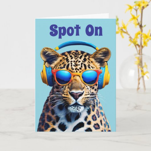 ヒョウの群生» カード (黄色い花)