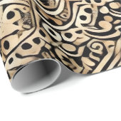 ヒョウの肌の色のパターン ラッピングペーパー (ロールコーナー)