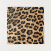 ヒョウの肌の質感 タペストリー (正面(横))