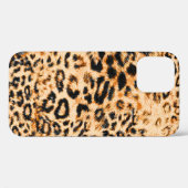 ヒョウの肌の質感、ヒョウ柄 Case-Mate iPhoneケース (裏面 (横))