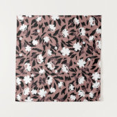 ヒョウの背景の花のパターン。 タペストリー (正面(横))