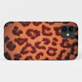 ヒョウの茶色のプリントスキン Case-Mate iPhoneケース (裏面(横))