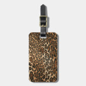 ヒョウの荷物のラベル ラゲッジタグ (正面縦)