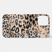 ヒョウの質感、ヒョウのアニマルプリント Case-Mate iPhoneケース (裏面 (横))
