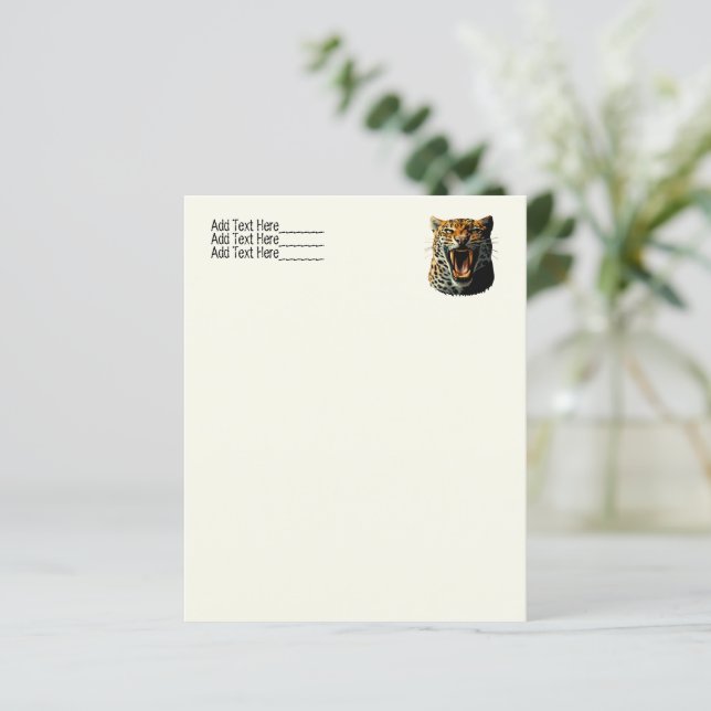 ヒョウの轟音による攻撃頭部 (スタンド正面)