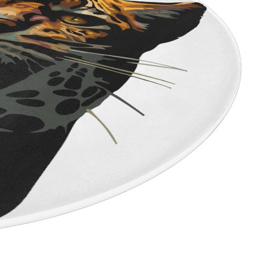 ヒョウの轟音による攻撃頭部 カッティングボード (角)