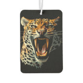 ヒョウの轟音による攻撃頭部 カーエアーフレッシュナー (裏面)