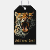 ヒョウの轟音による攻撃頭部 ギフトタグ (正面)