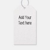 ヒョウの轟音による攻撃頭部 ギフトタグ (裏面)