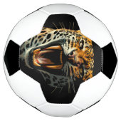 ヒョウの轟音による攻撃頭部 サッカーボール (回転)