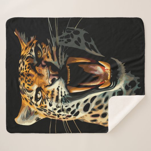 ヒョウの轟音による攻撃頭部 シェルパブランケット (正面(横))