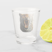 ヒョウの轟音による攻撃頭部 ショットグラス (裏面)