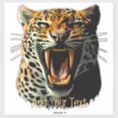 ヒョウの轟音による攻撃頭部 シール (シート)