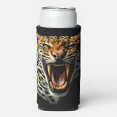 ヒョウの轟音による攻撃頭部 スリム缶クーラー (Seltzer正面)