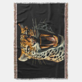 ヒョウの轟音による攻撃頭部 スローブランケット (正面縦)