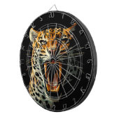 ヒョウの轟音による攻撃頭部 ダーツボード (正面右)