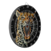 ヒョウの轟音による攻撃頭部 ダーツボード (正面左)