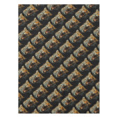 ヒョウの轟音による攻撃頭部 テーブルクロス (正面)