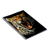 ヒョウの轟音による攻撃頭部 ノートブック (右側)