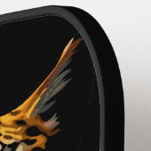 ヒョウの轟音による攻撃頭部 ピックルボールラケット (左詳細)