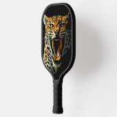 ヒョウの轟音による攻撃頭部 ピックルボールラケット (左)