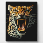 ヒョウの轟音による攻撃頭部 フォトプラーク (正面)