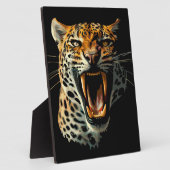 ヒョウの轟音による攻撃頭部 フォトプラーク (側面)