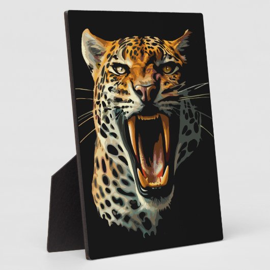 ヒョウの轟音による攻撃頭部 フォトプラーク (側面)