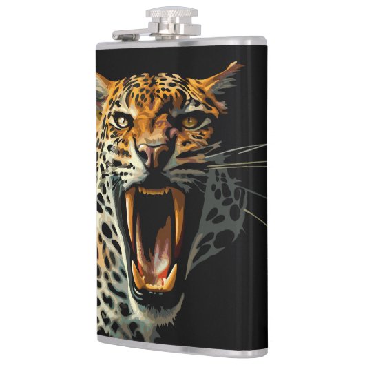 ヒョウの轟音による攻撃頭部 フラスク (左)