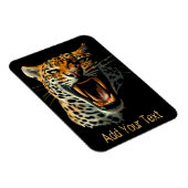 ヒョウの轟音による攻撃頭部 マグネット (右側)