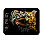 ヒョウの轟音による攻撃頭部 マグネット (横)