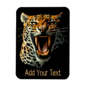 ヒョウの轟音による攻撃頭部 マグネット (縦)