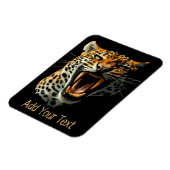 ヒョウの轟音による攻撃頭部 マグネット (左側)