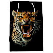 ヒョウの轟音による攻撃頭部 ミディアムペーパーバッグ (正面)